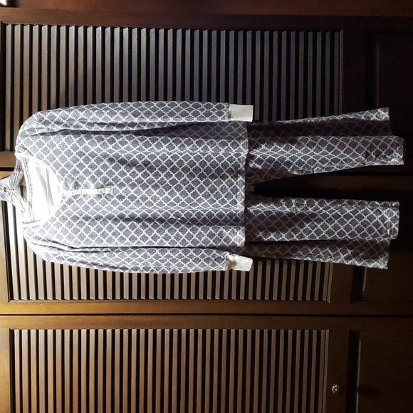 NAUTICA Silky Fleece 2-Piece Pajama Set V-Neck - Various Sizes / Patterns - EUC - Picture 11 of 13